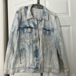 Acid Wash Jean Jacket Size XXL